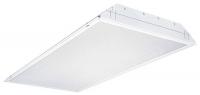 6CGA6 Fluorescent Fixture, Recessed, 2 Lamp, T8