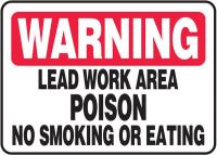 6CGK2 Warning No Smoking Sign, 10 x 14In, ENG