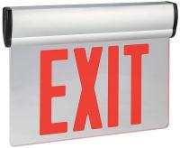 6CGL3 Exit Sign with Battery Back Up, 0.4W, Red