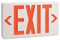 6CGL5 Exit Sign with Battery Back Up, 0.4W, Red