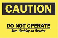 23X158 Machine &amp; Operational Sign