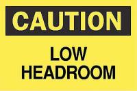 6CH88 Caution Sign, 7 x 10In, BK/YEL, ENG, Text