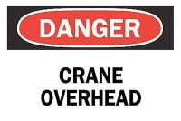 6CJ20 Danger Sign, 10 x 14In, R and BK/WHT, ENG