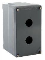 6CKC5 Enclosure, Pushbutton, 2Hole, DieCast Alum