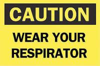 6CM17 Caution Sign, 10 x 14In, BK/YEL, ENG, Text