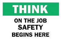 6CN39 Safety Sign 10&quot; X 14&quot;