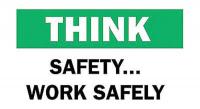 6CN42 Safety Sign 7&quot; X 10&quot;