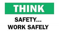 6CN43 Safety Sign 10&quot; X 14&quot;