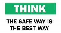 6CN44 Safety Sign 7&quot; X 10&quot;
