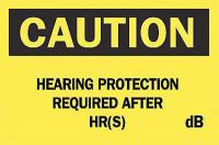 6CP62 Caution Sign, 10 x 14In, BK/YEL, ENG, Text