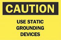 6CR15 Caution Sign, 10 x 14In, BK/YEL, ENG, Text