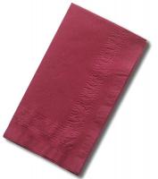 6CRF4 Dinner Napkin, Burgundy, 1/8 Fold, PK 1000