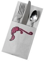 6CRG4 Dinner Napkins, Burgundy, PK 1200