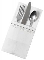 6CRG8 Dinner Napkins, Black, PK 1200