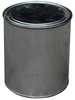 6CTF0 Round Metal Can, 32 oz, With Lid