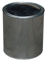 6CTF1 Round Metal Can, 64 oz, With Lid