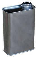 6CTF4 Rectangular Steel Jug, 32 oz, With Cap