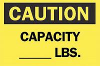 6CV29 Caution Sign, 7 x 10In, BK/YEL, ENG, Text