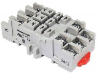 6CVD5 Socket, Relay, 11Pin, DIN/PanelMount, 300V