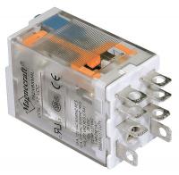 6CWA9 Relay, Plug-In, 8 Pin, DPDT, 15A, 120VAC