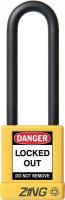 6CXJ2 Lockout Padlock, KA, Yellow, 1/4 In. Dia.