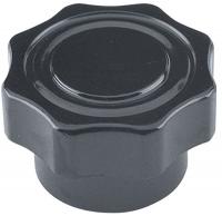 6CYC1 Fluted Knob, 2-3/8, 3/8-16X3/4 PS