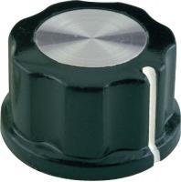6CYH8 Control Knob, 29/32, 1/4X1/2 BB, M4x.7SS