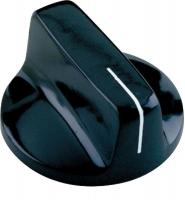 6CYK4 Pointer Knob, 1-1/8, 1/4X1/2 PH, 8-32 SS