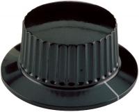 6CYN1 Skirted Knob, 1-1/2, 1/4X9/16 BB, 8-32 SS