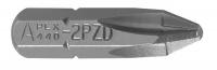 6CYT9 Pozi-Drive Insert Bit, #2, 1 In L, 1/4 In