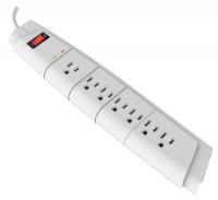 6CYY5 Surge Protector, 120V, 15A, 7 Outlets