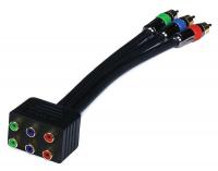 6CZE8 Cable Splitter, 1to2 Way RCA, RGB Conn, RG6