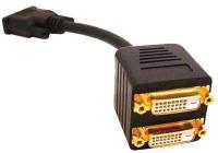 6CZP1 CPU Cord Splitter, DVI-D M/(2)DVI-D F