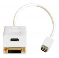 6CZP2 CPU Cord Split, Mini-DVI/HDMI F/DVI-D F