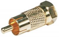 6CZR6 Cable Adapter, RCA M to F-Type M