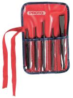 6DJY9 Punch and Chisel, 3/8-5/8 In, 5 Pc