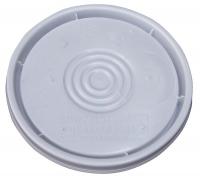 6DKW2 Plastic Pail Lid, White, Use w/1EB37, 1TMD4