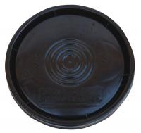 6DKW4 Plastic Pail Lid, Black, Use w/3CYK7, 3CYK8
