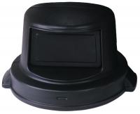 6DMK1 Dome Top, Black, 44 Gal