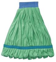 6DML8 Tube Mop, Large, Green, 18 In.