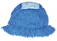 6DML9 Wet Mop, Medium, Blue, 14 In.