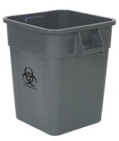 6DMN2 Biohazard Waste Container, 32 Gal, Gray