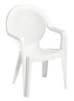 6DVH5 Armchair, Stacking, White