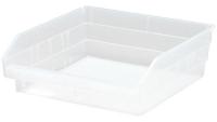6ECE8 Clear-View Bin, H 4 x W 11-1/8 x D 11-5/8