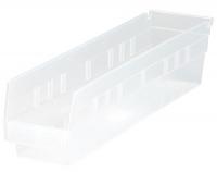 6ECE9 Clear-View Bin, H 4 x W 4-1/8 x D 17-7/8