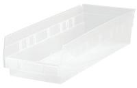 6ECF1 Clear-View Bin, H 4 x W 8-3/8 x D 17-7/8