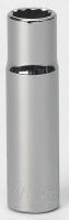 6ECT7 Socket, Deep, 1/2 Dr, 12 Pt, 9/16 In, Chrome