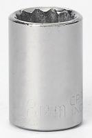 6EDE6 Socket, 1/2 Dr, 12 Pt, 18mm, Chrome