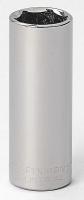 6EDE7 Socket, Deep, 3/8 Dr, 6 Pt, 17mm, Chrome