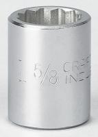 6EDG2 Socket, 3/4 Dr, 12 Pt, 1-5/8 In, Chrome